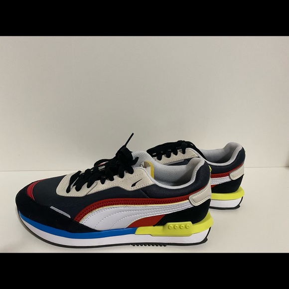 Puma City Rider Black - M7/W8.5-9 - Picture 3 of 5